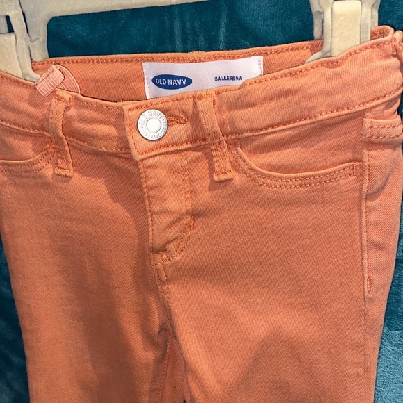 BUNDLE DISCOUNTS! 3T pilling Old Navy Ballerina Orange stretchy Jeans Denim - Picture 3 of 11